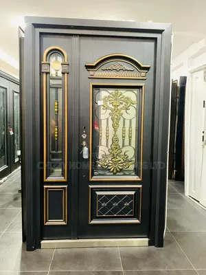 100MM Full Gauge Security Copper Cast Door With Glass
