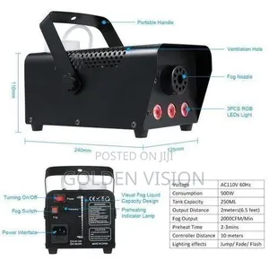 Colorful Lights Stage Equipment Fog Machine for Bar Party Private 500W