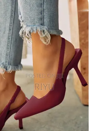 Slingback Pointed Toe Heels