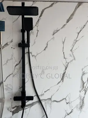 Black Square Shower