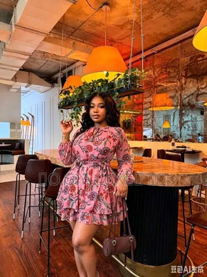 Elegant Floral Women's Mini Dress – Premium Quality, Stylish Casual