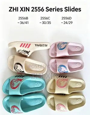 ZHI XIN 2556 Football Print Slides Wholesale