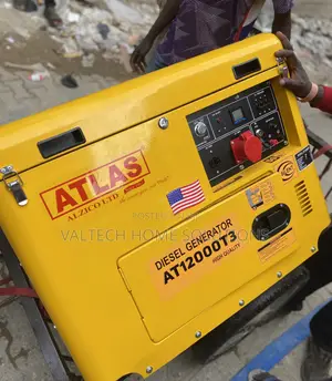 15KVA Atlas Soundproof 3-Phase Diesel Generator – 100% Copper Coil