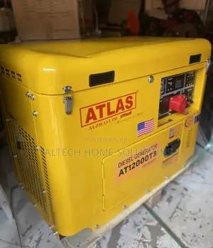 Atlas 15KVA Industrial Soundproof Generator – Pure Copper Coil
