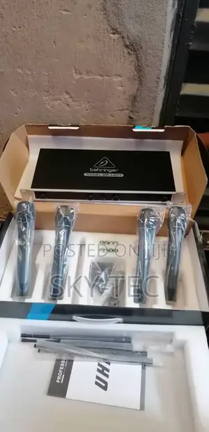 Original Behringer 4handles Wireless Microphone Model-Be1204