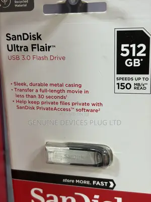SanDisk Ultra Flair USB 3.0 Flash Drive - 512GB