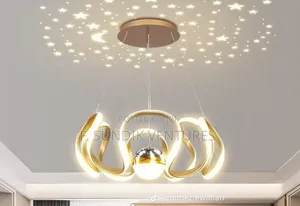 Twisted Ring LED Chandelier