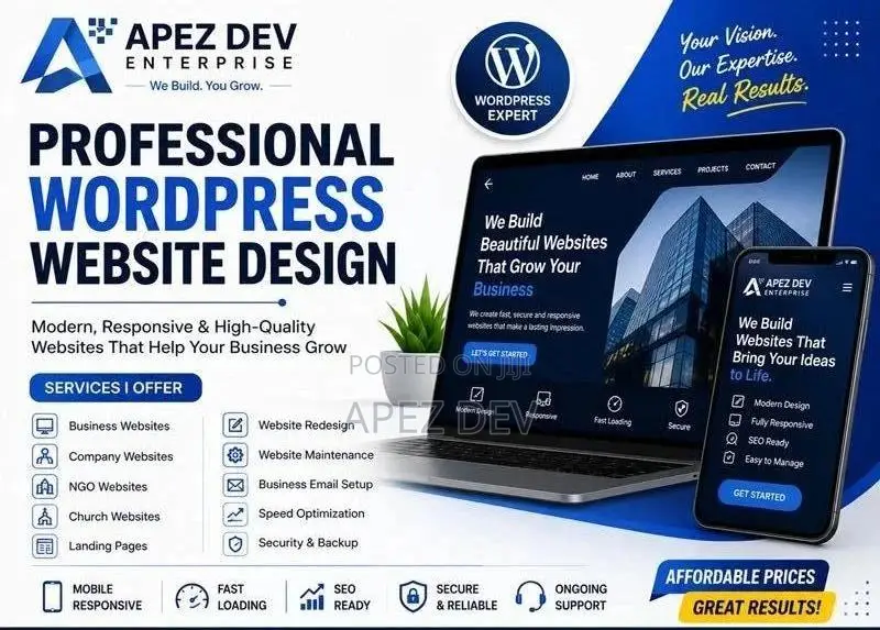 Professional WordPress Website Design