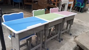 High Quality Imported School Desk and Chair Foreign.