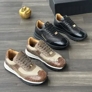 Original Billionaire Luxury Croc Leather Sneakers