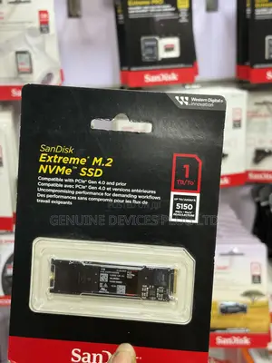 SanDisk Extreme M.2 NVMe PCIe Gen 4.0 Internal SSD - 1TB