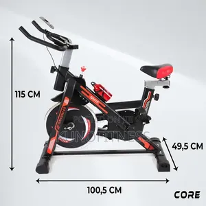 Spinning Exercise Bike – 120kg Capacity, Digital Display