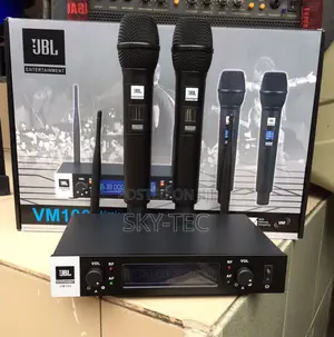 Original JBL Wireless 2handle Microphone Model-Vm100