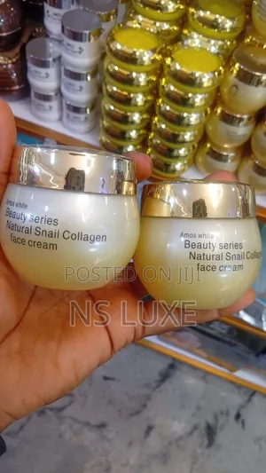 Amos White Snail Collagen Face Cream(3pcs
