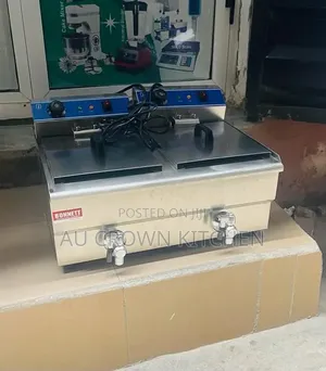Deep Gas Fryer With Tap