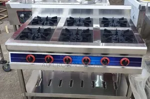 6 Burner Commercial Cooker
