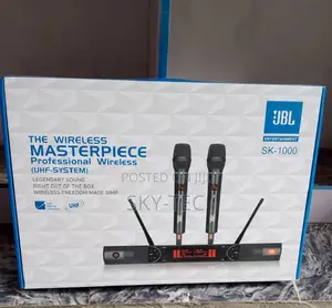 Original JBL 2handle Wireless Microphone Masterpiece Sk-1000