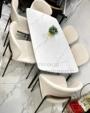 6 Seater Modern Marble Dining