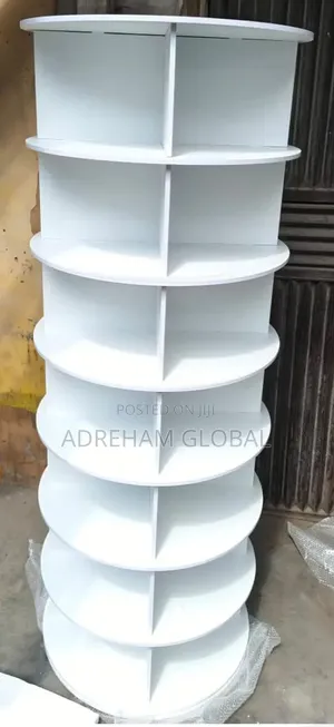 7layers Rotating Shoe Rack White Colour