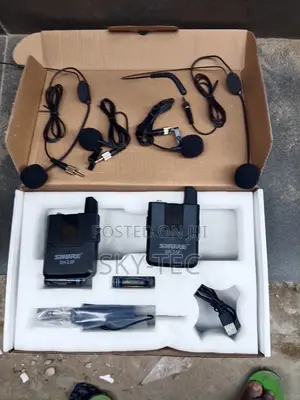 Shure 2-Lapel 2-Pilot-Overhead Wireless Microphone With Receiver