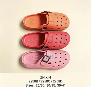 ZHIXIN 2258 EVA Adjustable Strap Hole Clogs Multi Size Wholesale