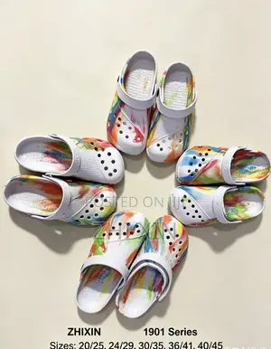 ZHIXIN 1901 Color Printed EVA Clogs Multi Size Wholesale