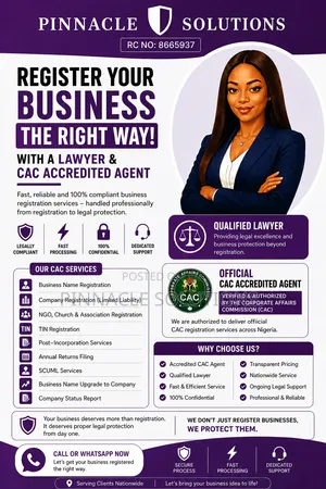 Cac Business Registration | Lawyer Accredited Cac Agent