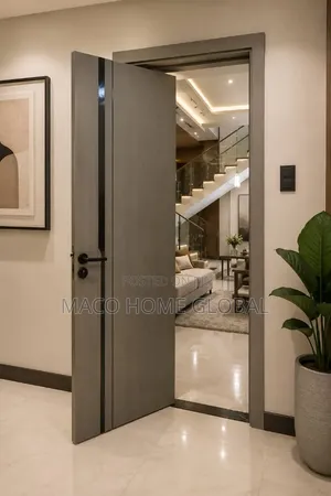 HDF Wooden Door Complete Luxury 840