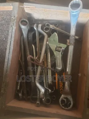 `Complete Spanner Set + INGCO Wrench + Tool Box - Heavy Duty`