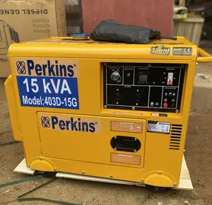 Heavy-Duty 15KVA Perkins Diesel Generator With Soundproof Canopy