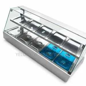 5 Plate Commercial Food Warmer Display