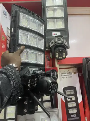 Solar Street Lights Plus Smart Security Camera All in 1