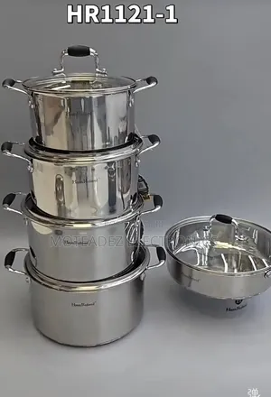 Haus Roland 10pcs High Quality Stainless Steel Induction Cookware Set