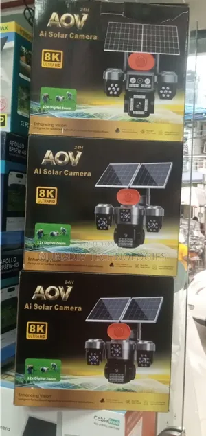 AOV Ultra HD Ai Solar Camera 12X Zoom