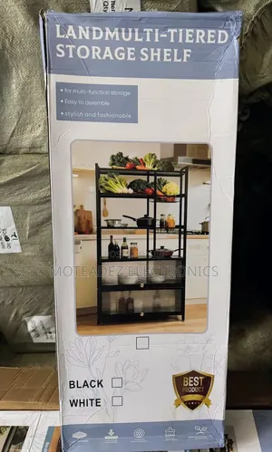 7 Tiers Heavy Duty Steel Multipurpose Storage Shelf/Organiser Rack