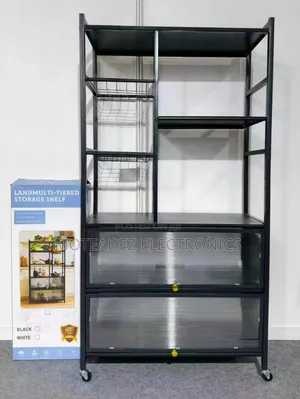 7 Tiers Heavy Duty Steel Multipurpose Storage Shelf/Organiser Rack