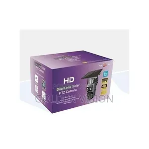 4G UBOX Dual Lens Solar PTZ Security Camera SD450