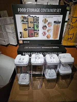 High Quality 7pcs Airtight Plastic Food Storage Container Set With Lid