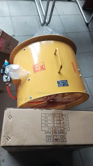 18 Inch Explosion Proof Pneumatic Axial Fan With 5M Duct