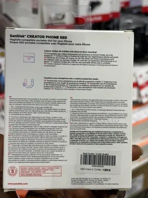 SanDisk Creator Phone SSD - 2TB