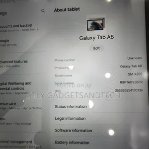 Samsung Galaxy Tab A8 10.5 (2021) 4 GB Silver