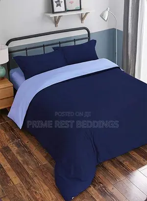 2 Shade Cotton Bedsheets and Duvet Set