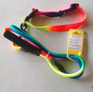 Colorful Rope Lead and Collar 1.0*120cm / 2.0cm