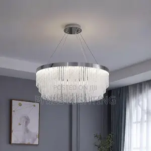 Nordic Glass Chandelier Post-Modern