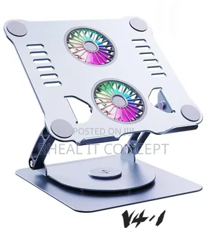 V4.1 360 Rotary Aluminium Heavy Duty Laptop Cooling Stand