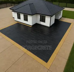 Colored Concrete Stamp Flooring