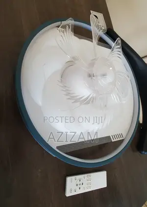 3 in 1 Chandelier Built in Flush Light Options | Mini Fan | BT Speaker