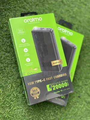 Oraimo Traveler 15 20,000mAh Power Bank – 15W Fast Charging