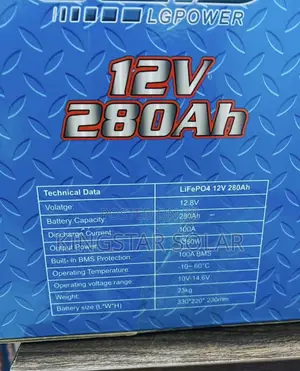 LGP 12V 280Ah LiFePO4 Lithium Battery