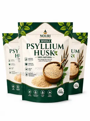 Whole Psyllium Husk – 100% Natural Dietary Fibre - 150g